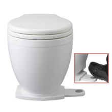 WC elettrico per Barca Camper Jabsco lite - In porcellana, 12 Volt con pedale